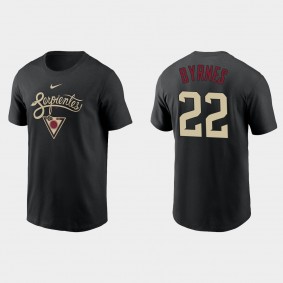 Men's Arizona Diamondbacks Eric Byrnes Black 2021 City Connect Graphic T-Shirt